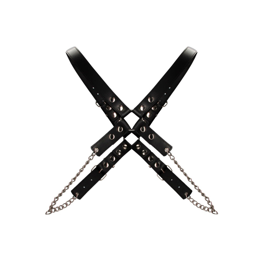 Leather Chain Harness One Size